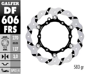 Disco de freno delantero Galfer WAVE FLOATING OVERSIZE GRO 270 KTM 450 MXC 2004 - Imagen 1 de 1