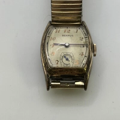 Reloj Benrus Tono Dorado Funciona Foto 1 de 4