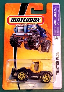 Matchbox MBX Metal TRACTOR PLOW - Yellow - 2005 Mattel - New - Picture 1 of 5