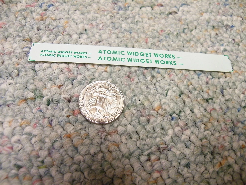 Herald King decals HO Atomic Widget Works green   ZZ16 - Image 1 of 1