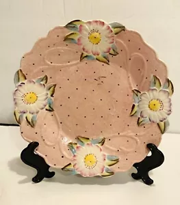 James Kent Annette Chintz~Daisys Display Plate Art Nouveau~England - Picture 1 of 3
