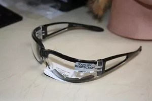 BOBSTER SHIELD II GAFAS MOTO MARCOS NEGROS LENTES TRANSPARENTES 100% UV - Imagen 1 de 6