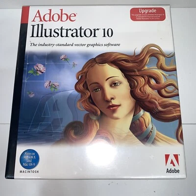 Adobe Illustrator 10 For App Mac UPGRADE 16001213 - New Sealed - Image 1 of 4
