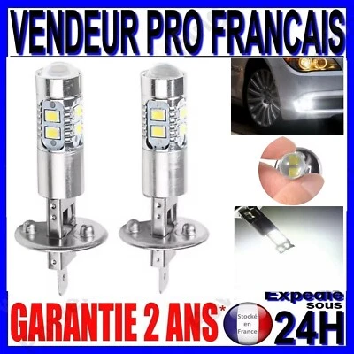 2 Bombillas H1 LED A 10 SMD Lámpara Blanca De Xenón 6000K Para Antiniebla 12V - Imagen 1 de 4