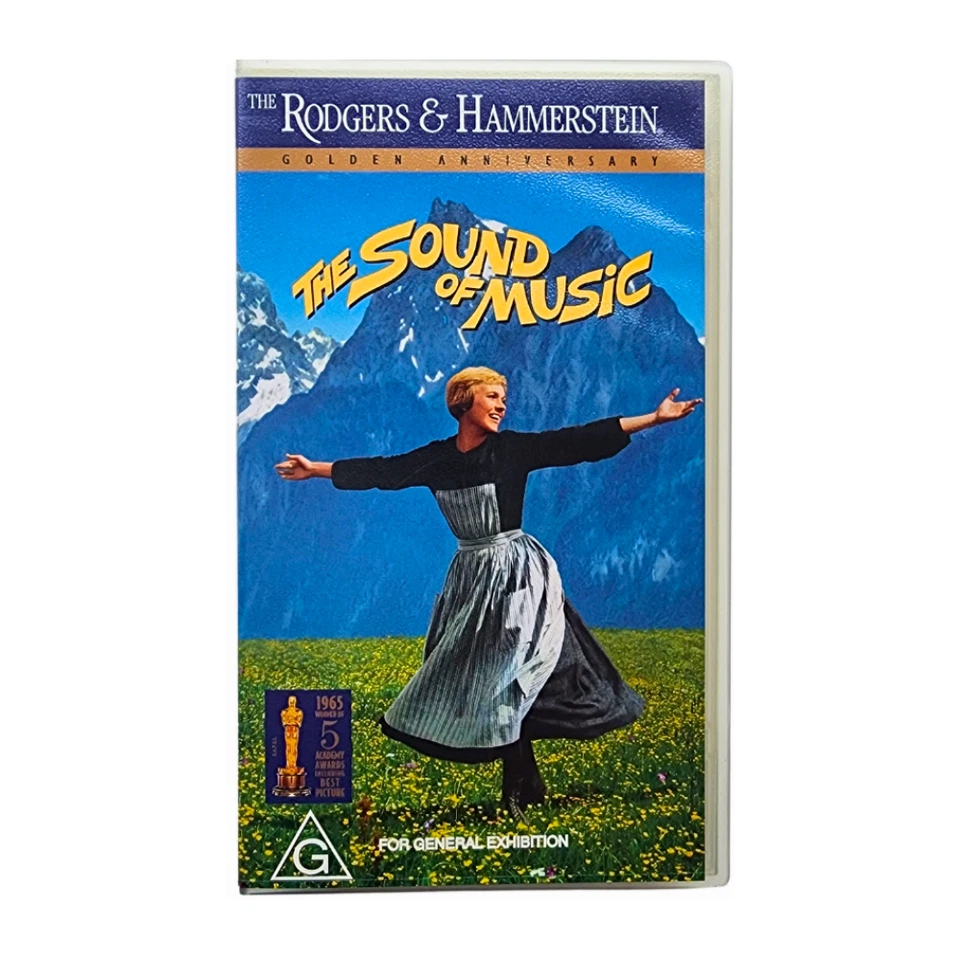 VHS The Sound of Music Golden Anniversary G Rated 1995 Foxvideo Aussie SELLER