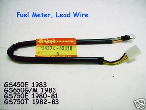 Suzuki GS450 GS650 GS750 Fuel Meter Lead Wire 1980-1983 NOS 34378-45410 GS 750 - Picture 1 of 1