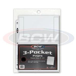 Gutscheinhüllen [10] Seiten für Ordnerkarten 3 Taschen Ultra Storage PRO 3T 4x6 - Bild 1 von 1