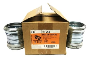 Bridgeport 2-1/2 Zoll Stahl Druckkupplung 266 [2 Stück] Neu aus altem Lagerbestand - Bild 1 von 6