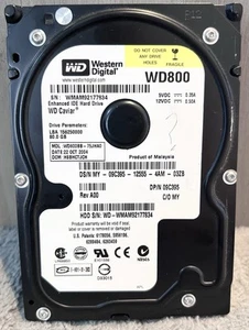 Western Digital Caviar Enhanced IDE Festplatte 80GB WD800BB-75JHA0 (UNGETESTET) - Bild 1 von 4
