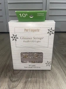 Pier 1 Imports Glimmer Strings Flexible LED Lights - Glimmer Strings Green Light - Picture 1 of 5