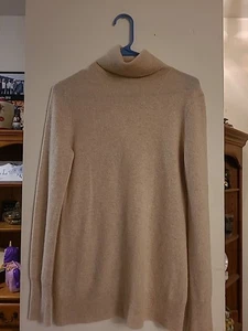 GUC Alex Marie hellbraun 100% Kaschmir Rollkragen Pullover Damen Gr. Medium - Bild 1 von 6