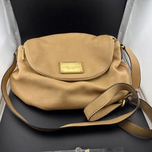 Marc Jacobs Mini Natasha Crossbody Shoulder Bag Leather Brown - Picture 1 of 10