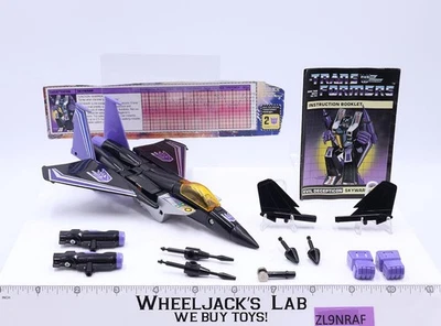 Skywarp 100% Complete Vintage 1984 G1 Transformers Hasbro Action Figure - Image 1 of 4