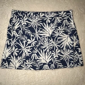 RipSkirt Hawaii Length 2 Wrap Beach Skirt Navy Tropical Palms Womens 2XL - NEW - Picture 1 of 8