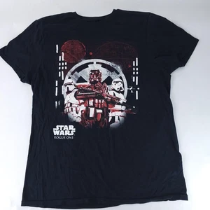 Camisa Star Wars Rogue One Para Hombre Mediana Negra Gráfica Stormtrooper Película Quinto Sol - Imagen 1 de 6