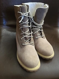 Timberland Damen Teddy Fleece faltbar wasserdicht Stiefel Größe 9,5 - Bild 1 von 11