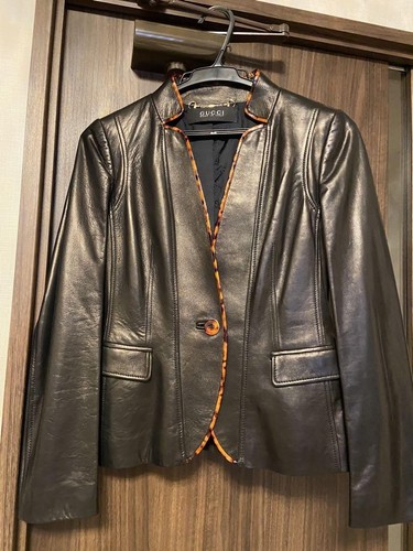 Giacca di pelle Gucci
