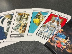 Legendary Ogre Battle Tarot Cards 22 pcs Sega Saturn Non Sale