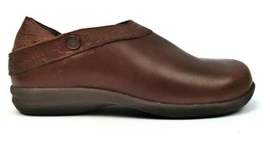 Zoccoli donna suola casual slip on vera pelle rovere costante taglia 7 nuovi - Foto 1 di 5