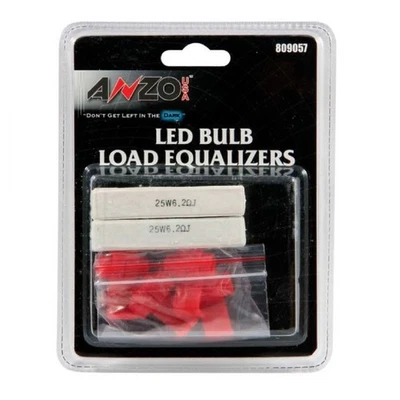 Anzo 809057 Universal LED Light Bulb Resistor Kit Pair 25 with 6.2 Ohm - Image 1 of 3