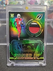 Parche Panini Zenith Marvin Harrison Jr. 2024-25 zonificado en verde #ZI-MHJ /49 🔥 - Imagen 1 de 6