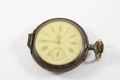 N92M32 Silver 800 Savonette Pocket Watch with Small Second Allianz Movement - Image 1 of 4