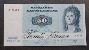 DÄNEMARK 50 Kronen 1972 - 1998; (1990) P-50, Stempelglanz - Bild 1 von 4
