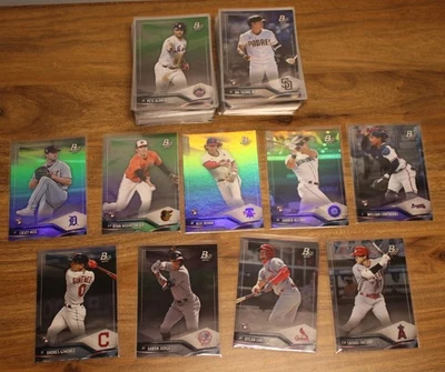 2021 Bowman Platinum Walmart 1-100 Base Set Complete Set - loaded with Rookies! - Image 1 of 4