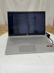 HP PAVILION 15Z-EH000 9WD42AV LAPTOP AMD RYZEN 7 4700U 8GB 256GB SEE NOTES - Picture 1 of 8