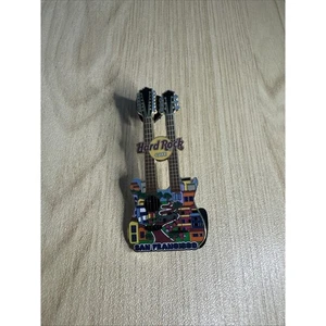 Hard Rock Cafe SAN FRANCISCO 2012 Lombard Street Double Neck Guitar PIN - Picture 1 of 2