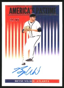 2019 Panini America's Pastime Autographs #44 Bryse Wilson Auto /99 - Picture 1 of 2