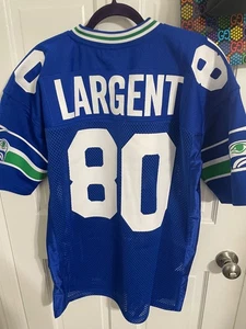 MITCHELL & NESS STEVE LARGENT SEATTLE SEAHAWKS AUTHENTIC JERSEY SIZE 44 (L) - Picture 1 of 6