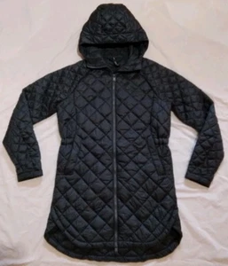 Athleta Whisper Featherless Quilted Jacket Green Gray Women Size Small - Picture 1 of 10