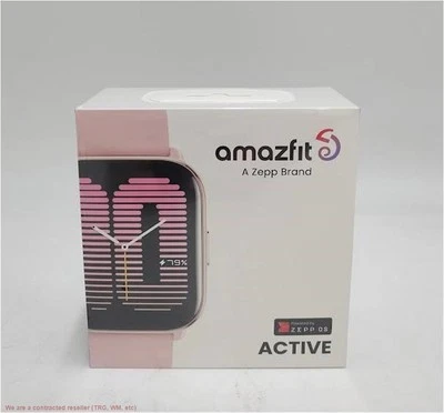 Amazfit Active Smartwatch - Pink - Image 1 of 2
