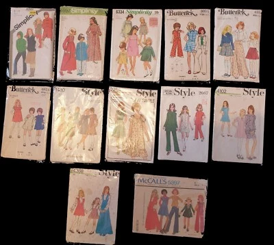 Vintage Patterns - Sold Separately - Girls Size 8 - Image 1 of 2