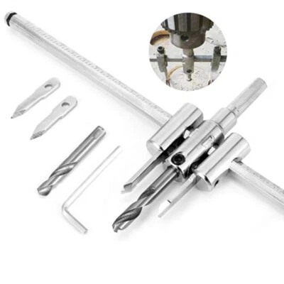 Easily Adjustable Circle Hole Cutter Tool Kit for Home Improvement Tasks - Image 1 of 4