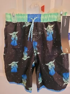 Star Wars Mandalorian Boys Swim Shorts, M(8) New - Picture 1 of 5