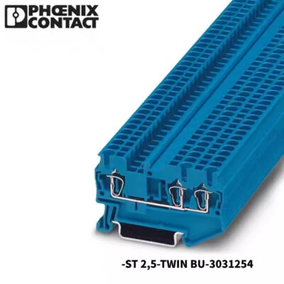 50pcs Phoenix ST2.5-TWIN BU - 3031254 Straight-through Terminal - Image 1 of 4