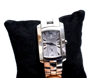 Baume & Mercier Hampton Milleis Watch 65310  Date Swiss Made grey - Image 1 of 4