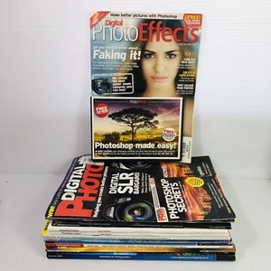 10 lot Photoshop and Photography Magazines 2004-5 & 2008 - Printed in England - Picture 1 of 11