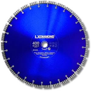 LXDIAMOND Diamantscheibe 400mm Stahlbeton Hartgestein Granit Naturstein Premium - Bild 1 von 15