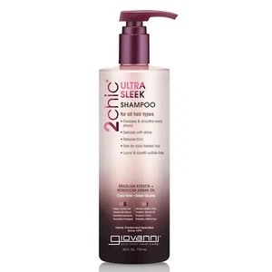 Giovanni 2chic Ultra Sleek Shampoo 24 Fl Oz Moisturizing Scalp Care Vegan - Picture 1 of 6