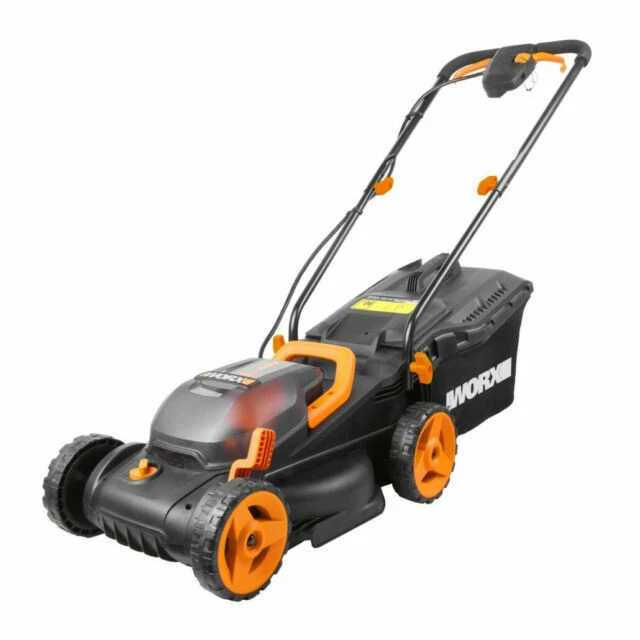 Worx WG779E Kit Tosaerba 2 Battere con Carricatore Rapido - Nero