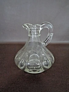 Vintage Anchor Hocking Clear Glass Oil & Vinegar Bottle  - Picture 1 of 5