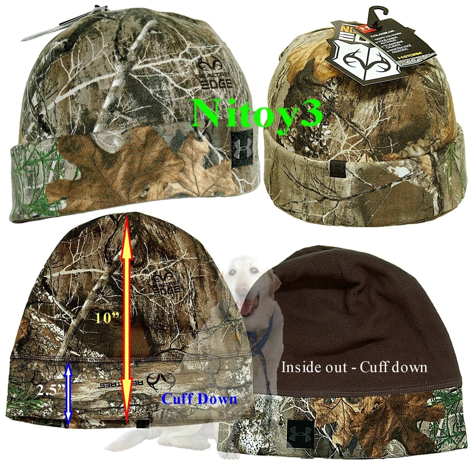 Under Armour® Storm Finish Armour Fleece®-Scent Control Reversible Beanie Men - Image 1 of 1