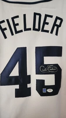 Cecil Fielder Autographed White CUSTOM Detroit Tigers Colors Jersey - Image 1 of 4