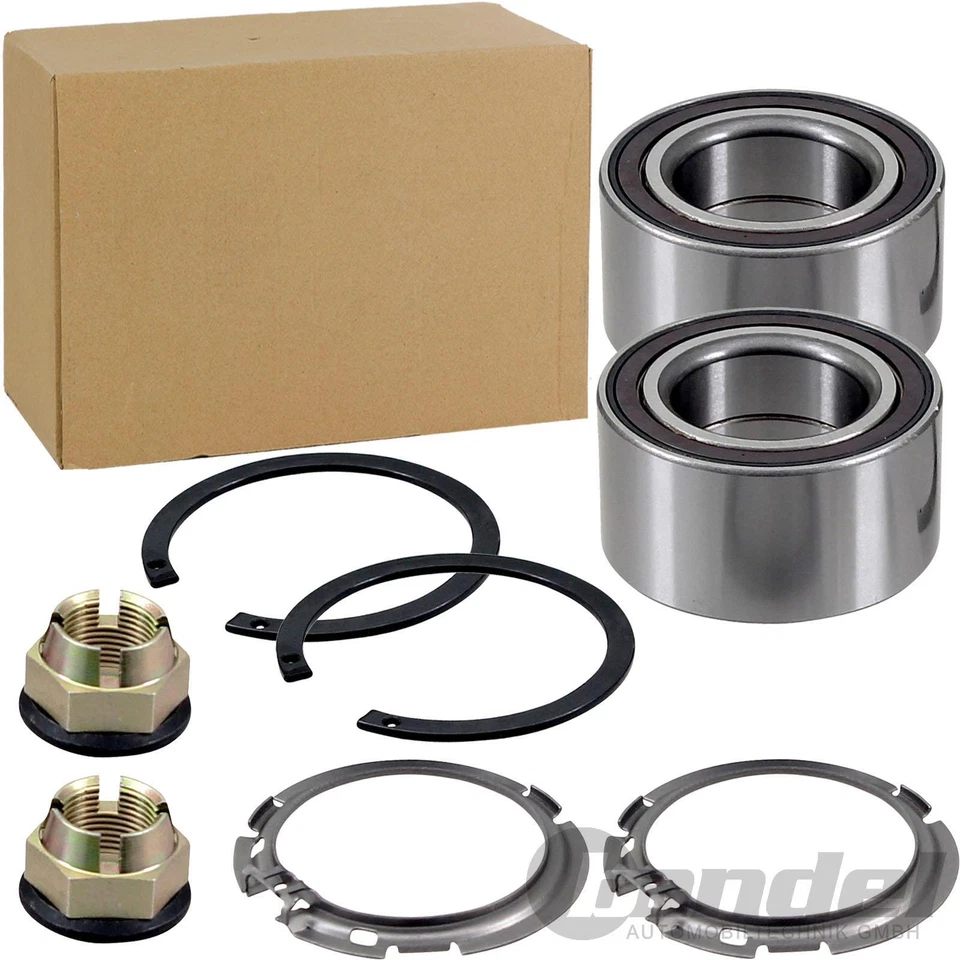 2x Kit de Roulement de Roue Essieu Avant pour Renault Megane 2 Clio 3 Scenic 2 - Photo 1/1