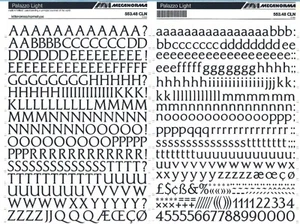 MECANORMA Transfer Schriftzug 553,48 CLN Briefsatz, #655 PALAZZO LICHT 13 MM - Bild 1 von 2