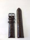 Seiko Men's Ssc227 Brown Leather Band Silver Buckle 22Mm Band