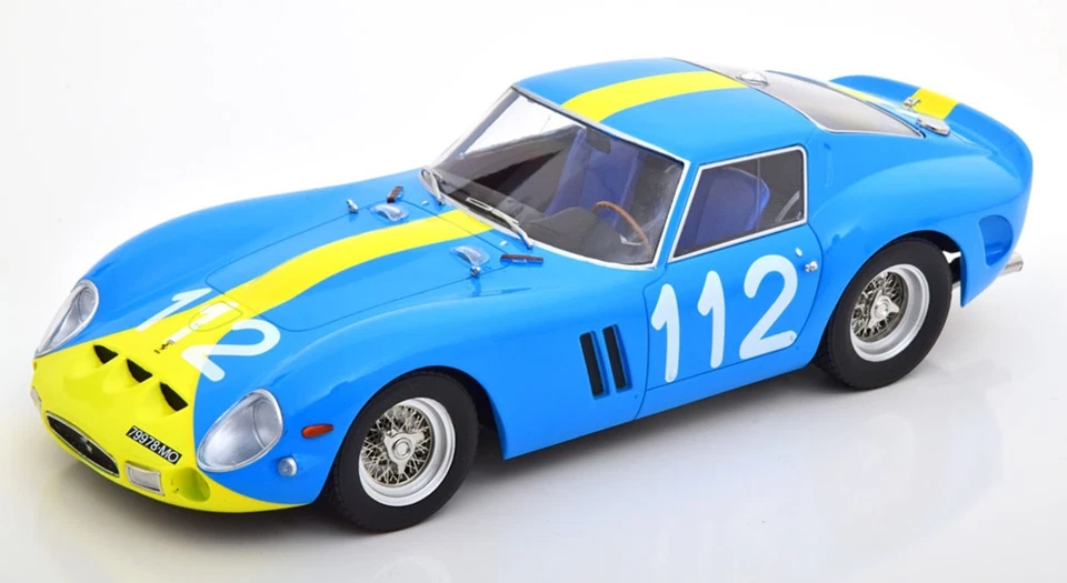 1/18 KK-SCALE - FERRARI - 250 GTO ch.3445 LHD N 112 2nd TARGA FLORIO KKDC180733